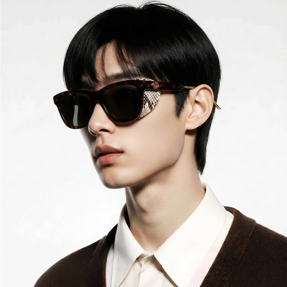 New Auth  - GG0671S Sunglasses by Gucci™ Shape: Rectangle, Material: Acetate,